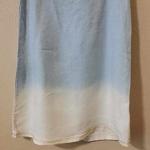 ARTISAN NY BLUE TO WHITE OMBRE T-SHIRT DRESS, SIZE 4T - Picture 3 of 7